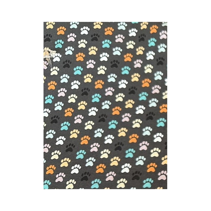 Pattes Chiens Chats toute Petites sur fond Gris TIS-2006