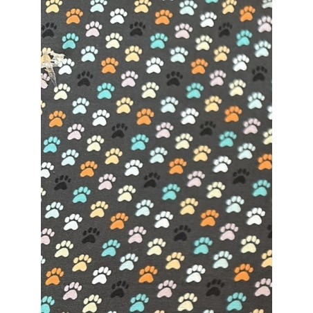 Pattes Chiens Chats toute Petites sur fond Gris TIS-2006