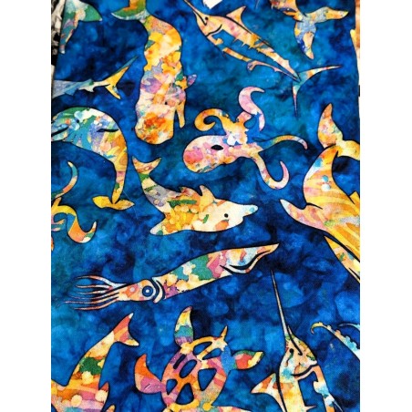 Poisson Pieuvre Baleine Requin TIS-2143