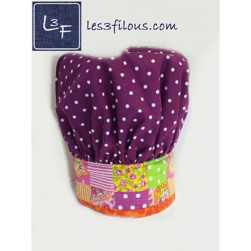 Toque brodée à votre nom TOQ-012