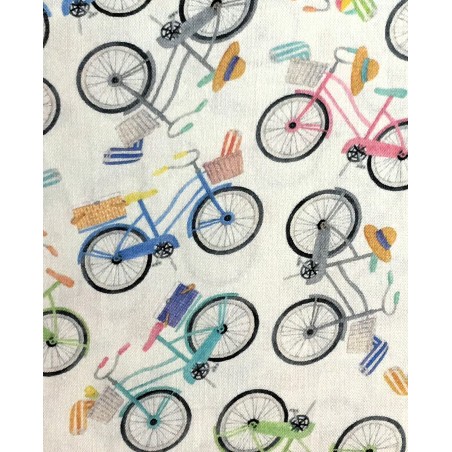 Vélo Bicyclette Rose Bleu Vert TIS-2640*