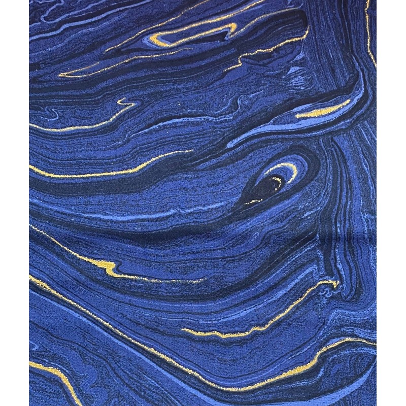 Marbré Bleu avec Brillants Or TIS-3001