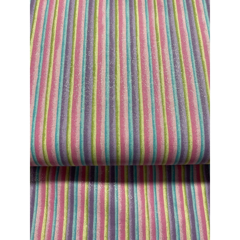 LIgné Multicouleur Rose Turquoise avec Brillants TIS-3038