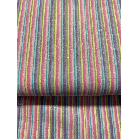 LIgné Multicouleur Rose Turquoise avec Brillants TIS-3038