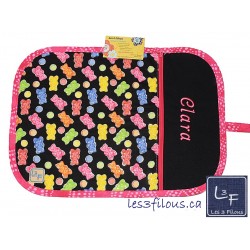 Jujube Ourson en Gélatine avec paillettes Argentées TIS-1281*