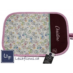 Vélo Bicyclette Rose Bleu Vert TIS-2640*