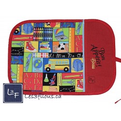 Ecole Étudiant Autobus Tissu TIS-0891*