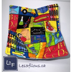 Ecole Étudiant Autobus Tissu TIS-0891*