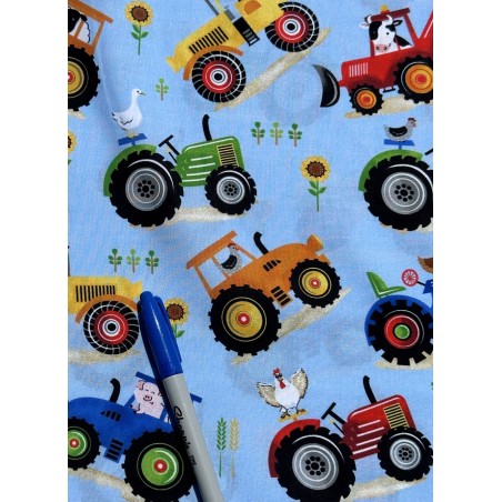 Tracteur avec Animaux de la ferme TIS-2571