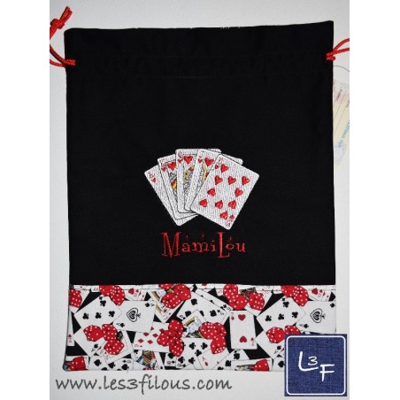 Sac à souliers Jeux de Cartes SAS-004