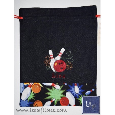 Sac à souliers Bowling Quilles SAS-006