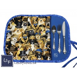 Chien Chapeau et lunette Tissu TIS-0661*