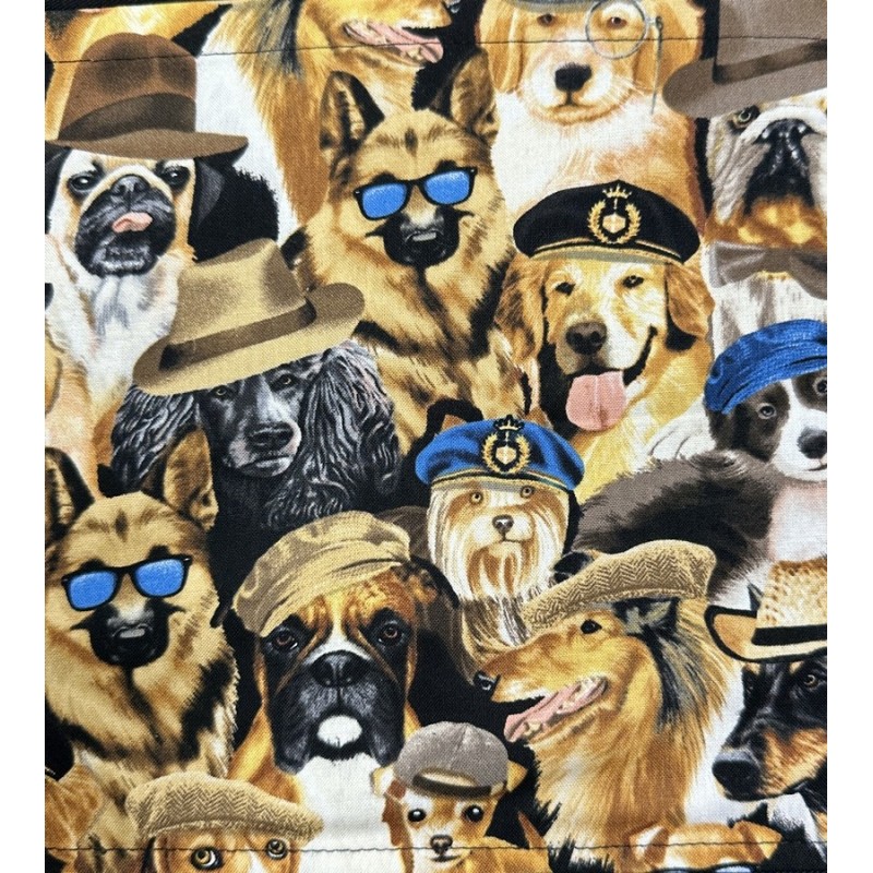 Chien Chapeau et lunette Tissu TIS-0661*