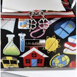 Ecole Autobus Pochette Mia Petit Sac tout usage ( Coffre à crayons, Trousse à maquillage, Voyage) POC-134