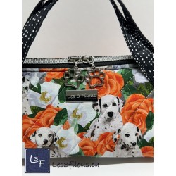 Dalmatien Chiens Pochette Mia Petit Sac tout usage ( Coffre à crayons, Trousse à maquillage, Voyage) POC-139