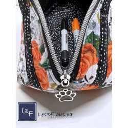 Dalmatien Chiens Pochette Mia Petit Sac tout usage ( Coffre à crayons, Trousse à maquillage, Voyage) POC-139