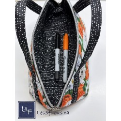 Dalmatien Chiens Pochette Mia Petit Sac tout usage ( Coffre à crayons, Trousse à maquillage, Voyage) POC-139