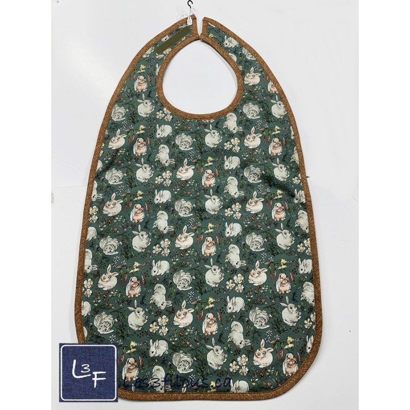 Lapin Bunny Bavette Bavoir pour Adulte Format XL BAA-092