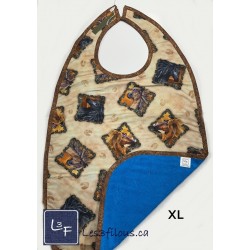 Chevaux Bavette Bavoir pour Adulte Format REG BAA-108