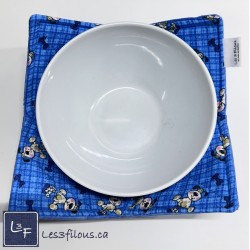 Petits Chiens Bleus, Chauffe Plat pour micro-onde BOL-209P