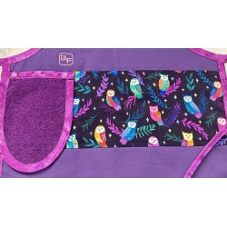 Hiboux Chouettes Tablier Enfant Prêt à Broder TEN-265P