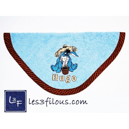 Bourriquet Débarbouillette Brodée et Personnalisée DEB-017