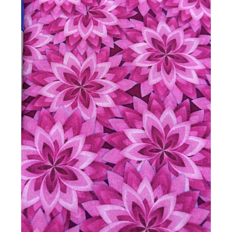 Fleurs Fushias  Rose Foncé TIS-1035*