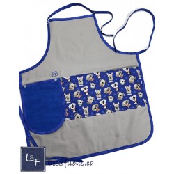 Chien sur Fond Bleu  TIS-0675*