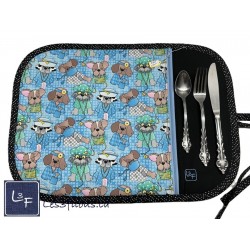 Chien Docteur Médecin Hopital Infirmier Médical Tissu TIS-0660*