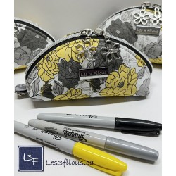 Fleurs Jaunes et Grises TIS-1010*