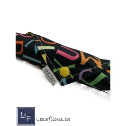 Lettre Ecole Pochette à Ustensiles Roulable et Réutilisable (Ustensiles inclus) UST-027P