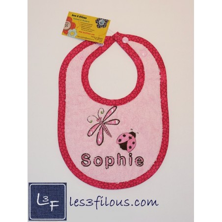 Bavette Coccinelle Libellule BAV-015