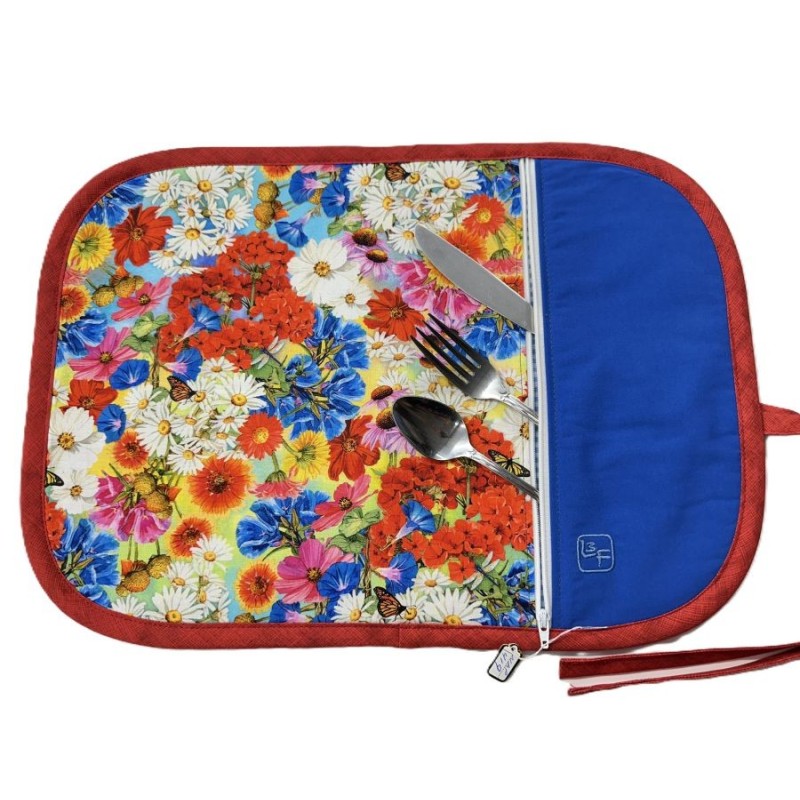 Fleurs Marguerite Napperon avec Pochette Personnalisé Prêt à Broder NAP-419P