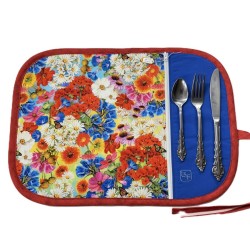 Fleurs Marguerite Napperon avec Pochette Personnalisé Prêt à Broder NAP-419P