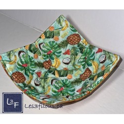 Fruits Tropicaux Chauffe Plat pour micro-onde BOL-233P