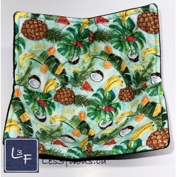 Fruits Tropicaux Chauffe Plat pour micro-onde BOL-233P