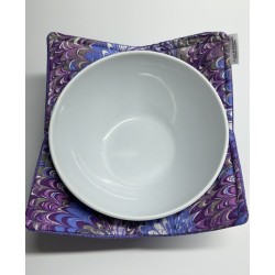 Tache d'Huile Mauve Chauffe Plat pour micro-onde BOL-228P