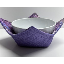 Tache d'Huile Mauve Chauffe Plat pour micro-onde BOL-228P