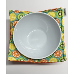 Agrumes, Citron, Orange Kiwi Chauffe Plat pour micro-onde BOL-236P