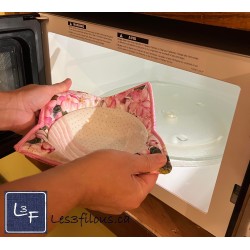 Blé Or et Gris , Chauffe Plat pour micro-onde BOL-237P