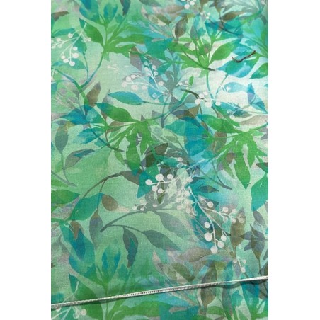 Feuille Feuillage Vert Turquoise Gris  TIS-0958