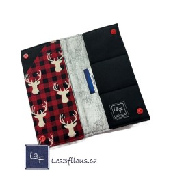 Protège Carnet de Santé Chevreuil Cerf Personnalisé SAN-012