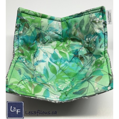 Feuillage, Chauffe Plat pour micro-onde, BOL-239