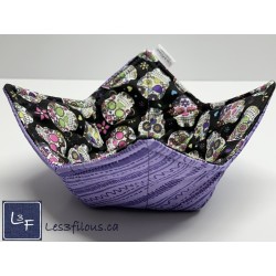 Tête de Mort Squelette Chauffe Plat pour micro-onde BOL-241P