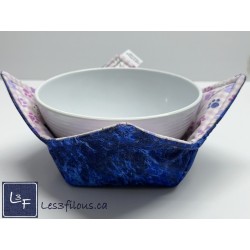 Petites Pattes de Chiens Chats, Chauffe Plat pour micro-onde BOL-244P