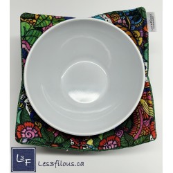 Mandala Multicouleur Chauffe Plat pour micro-onde, BOL-245