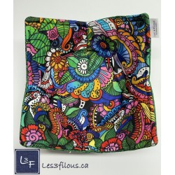 Mandala Multicouleur Chauffe Plat pour micro-onde, BOL-245