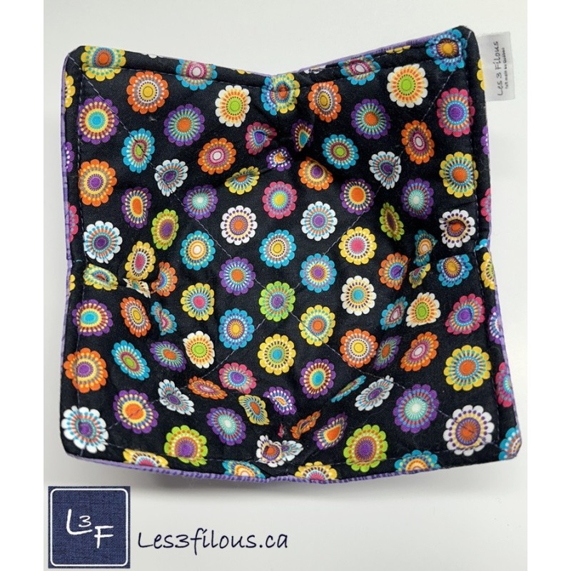 Marguerites Fleurs Chauffe Plat pour micro-onde, BOL-246P