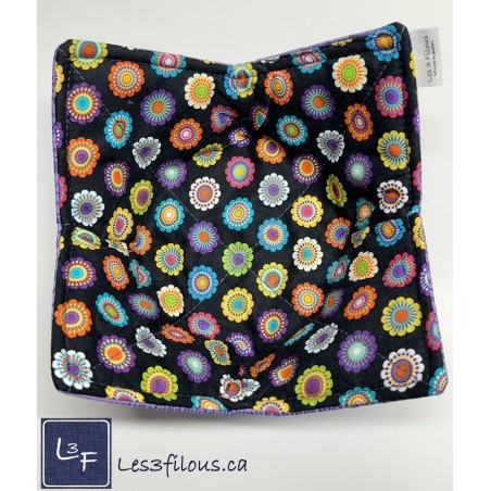 Marguerites Fleurs Chauffe Plat pour micro-onde, BOL-246P