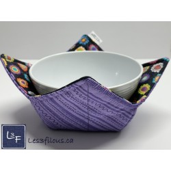 Marguerites Fleurs Chauffe Plat pour micro-onde, BOL-246P